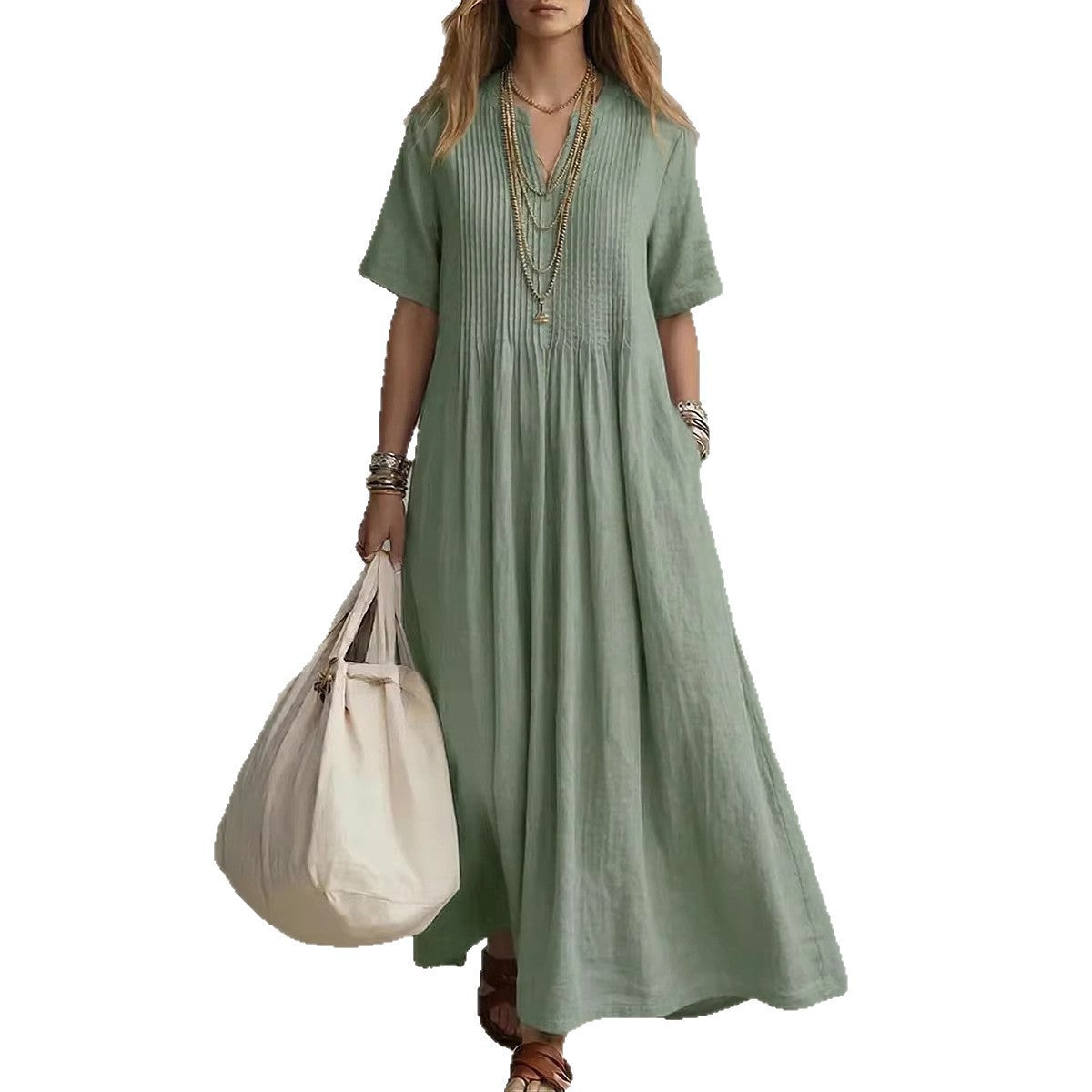 Chiffon Floral Maxi Dress