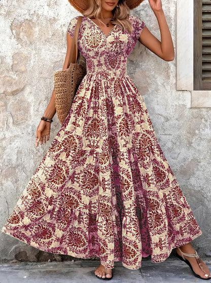 Amelia Retro Floral Dress