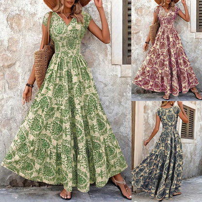 Amelia Retro Floral Dress