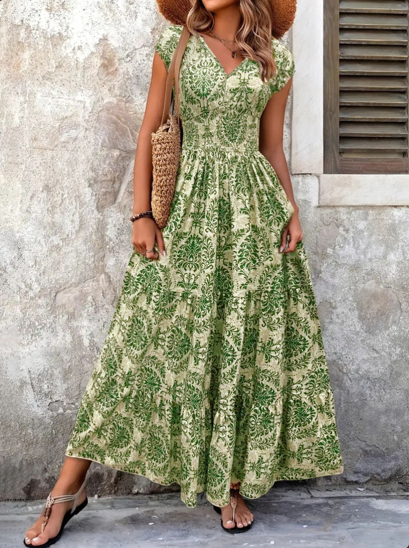 Amelia Retro Floral Dress