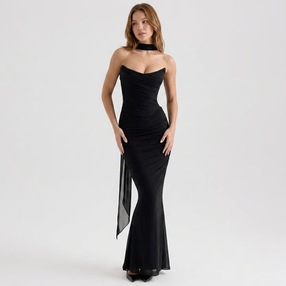 Womens Tube Top and Pencil Skirt Set