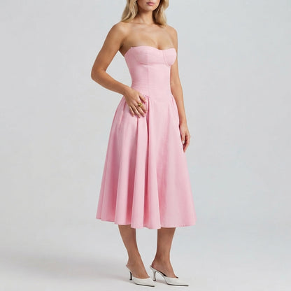 Palace Maxi Dress with Spaghetti Straps