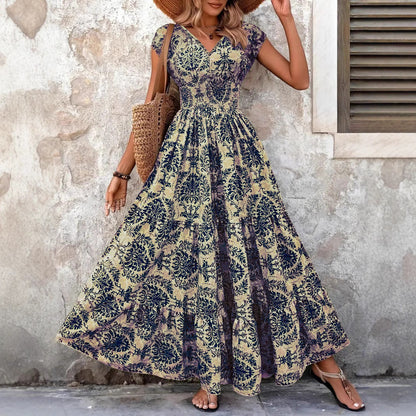 Amelia Retro Floral Dress